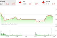 Phiên chiều 19/3: Cổ phiếu nóng bị chốt lời, VN-Index lùi về vùng 725 điểm