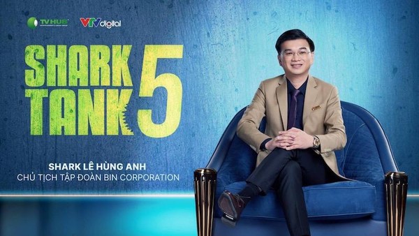 Ông Lê Hùng Anh, CEO BIN Corporation Group trở thành cá mập Shark Tank mùa 5.