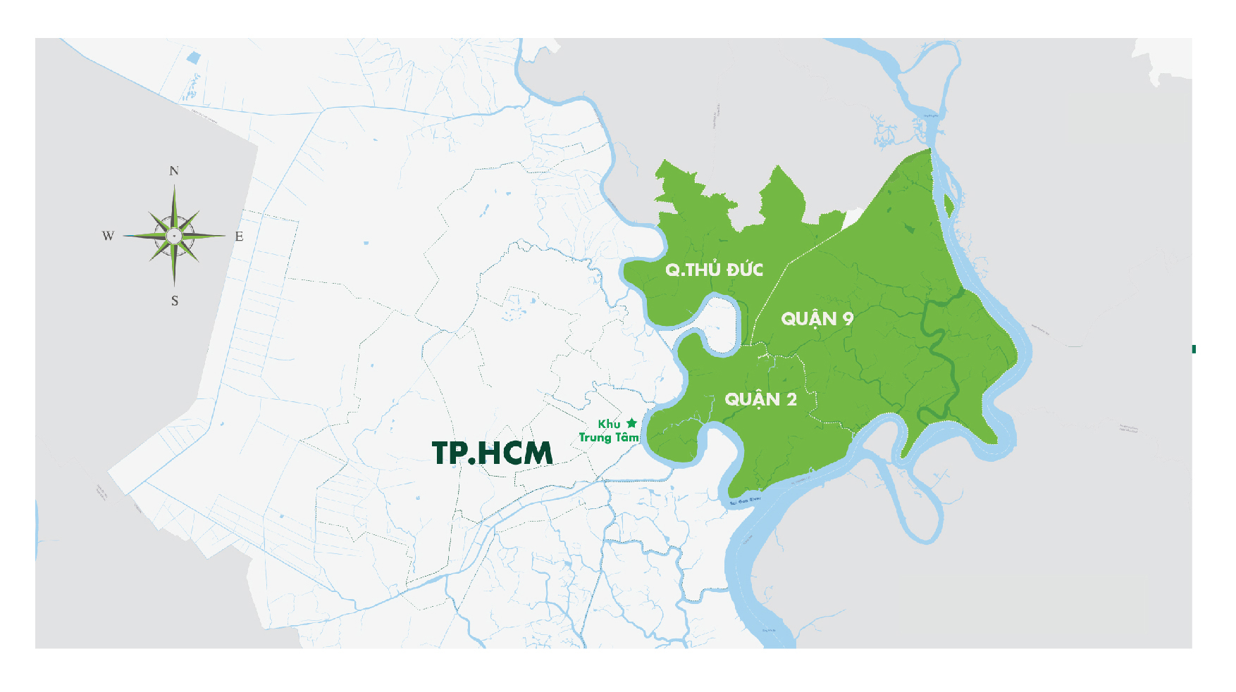 Thành phố phía Đông sẽ dẫn dắt thị trường địa ốc TP.HCM