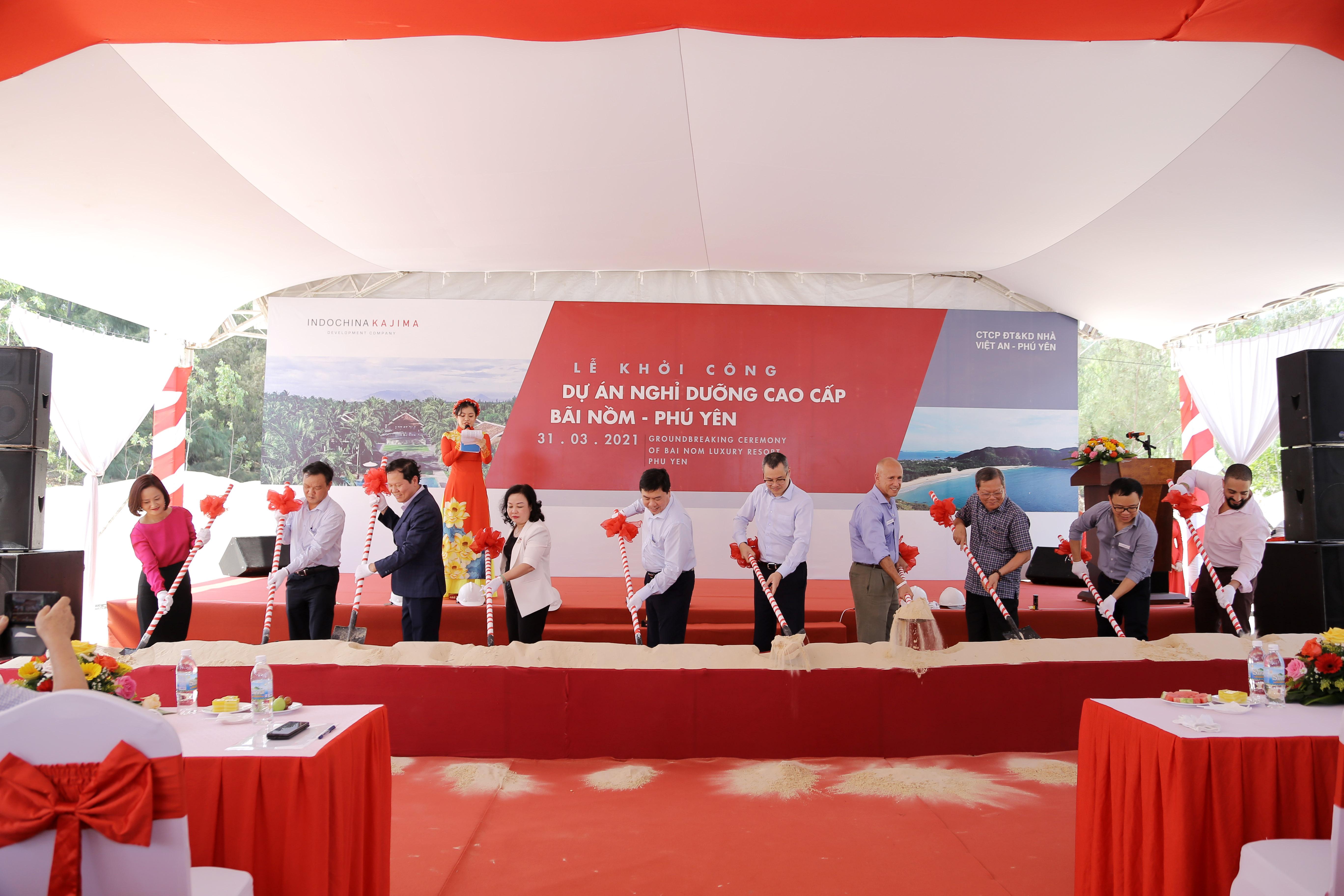Indochina Kajima khởi công dự án nghỉ dưỡng cao cấp Bãi Nồm