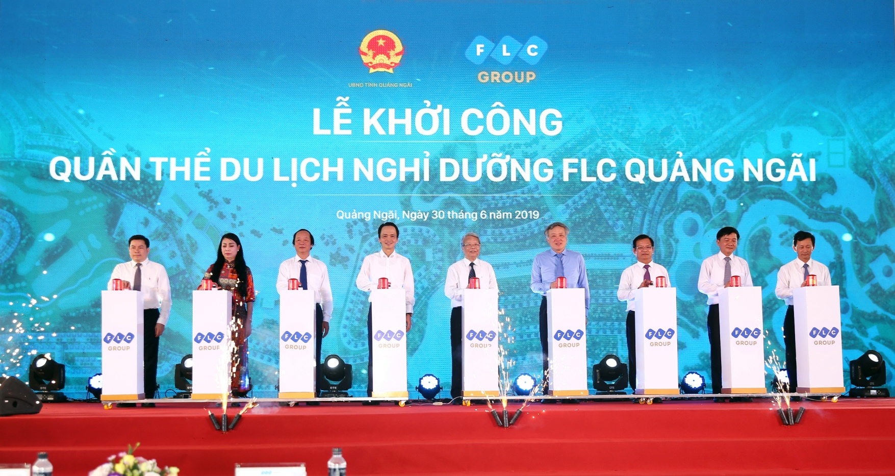 Tập đoàn FLC khởi công quần thể nghỉ dưỡng có quy mô 1.026 ha tại Quảng Ngãi