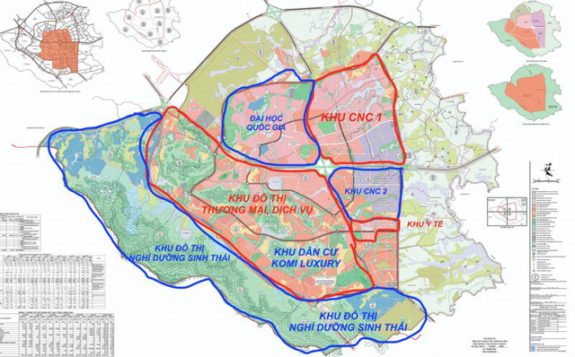 Công bố Quy hoạch “siêu đô thị” Hòa Lạc rộng hơn 17.000 ha