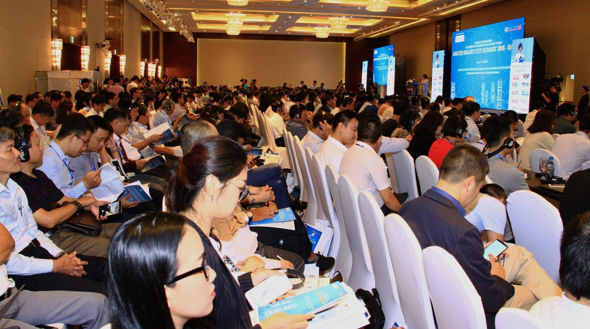 Khai mạc Hội nghị thượng đỉnh thành phố thông minh Asocio 2018 - Hà Nội