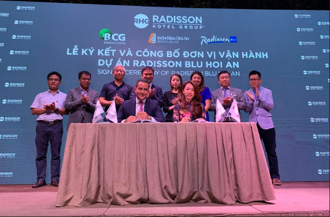 BCG ký hợp tác với Tập đoàn Khách sạn Radisson quản lý khu nghỉ dưỡng 5 sao