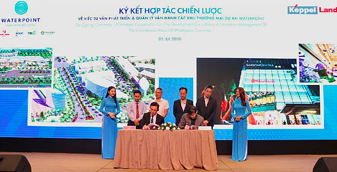 Nam Long (NLG) hợp tác chiến lược với Keppel Land phát triển quỹ đất thương mại tại Waterpoint