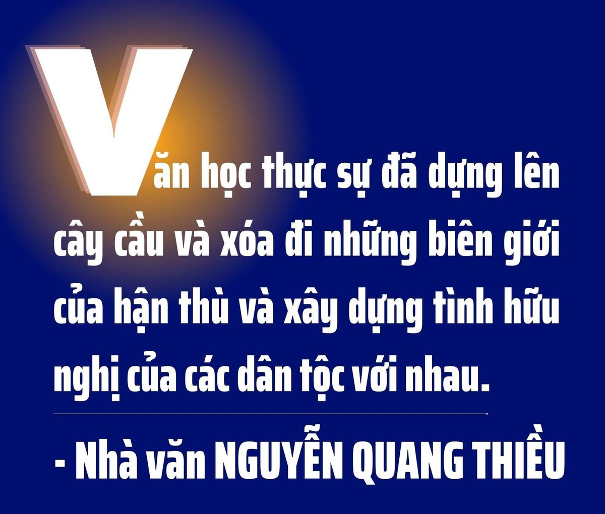 Nhà văn Nguyễn Quang Thiều: Một đứa trẻ Việt phải lớn lên trong tinh thần văn hóa Việt ảnh 11