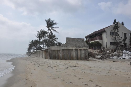 Quảng Nam đầu tư 145 tỷ đồng kè 1,8 km bảo vệ bãi biển Cửa Đại