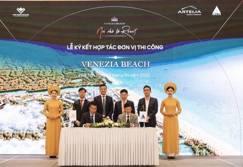 Hưng Vượng Developer hợp tác với Delta Group, Artelia VN phát triển Venezia Beach