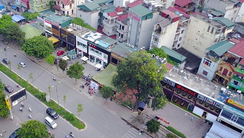 Hà Nội: Xử lý nghiêm vi phạm cho thuê đất mương thoát nước tại phố Phan Kế Bính, Nghĩa Đô