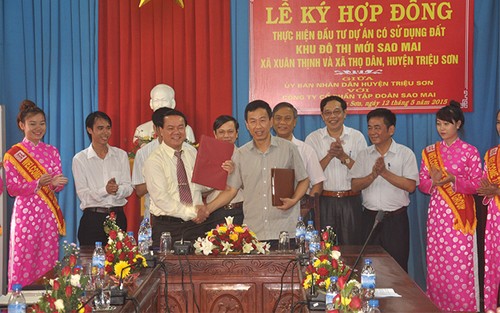 Tập đoàn Sao Mai đầu tư khu đô thị mới tại Thanh Hóa