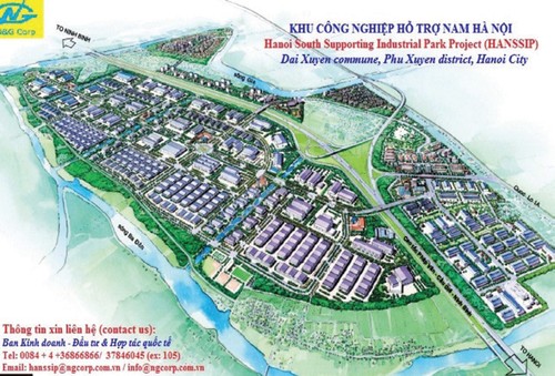 Điều chỉnh cục bộ Quy hoạch chi tiết Khu công nghiệp hỗ trợ Nam Hà Nội