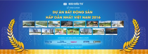 Vinh danh dự án bất động sản hấp dẫn nhất Việt Nam