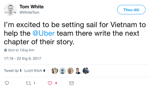 Uber Việt Nam có Tổng giám đốc mới thay thế ông ông Đặng Việt Dũng ảnh 1