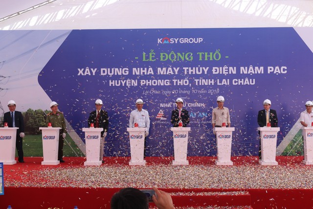 Kosy khởi công nhà máy Thủy điện Nậm Pạc tại Lai Châu ảnh 1