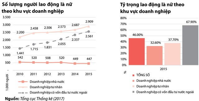 Giới nữ đóng vai trò ngày càng lớn trong nền kinh tế ảnh 1