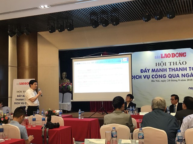 Thanh toán hóa đơn qua ngân hàng của người dân đã gần thành “thói quen“ ảnh 1