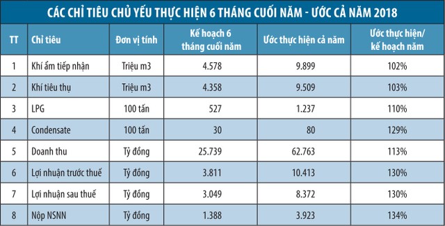 Tổng công ty Khí Việt Nam: Lợi nhuận tiếp tục tích cực trong nửa cuối năm ảnh 1