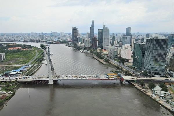 Cầu Thủ Thiêm 2 dự kiến sẽ được hoàn thành vào dịp 30/4/2022 ảnh 6