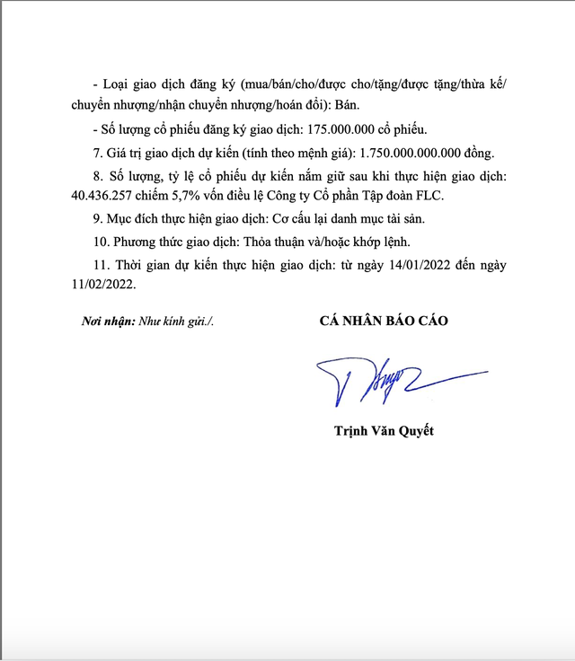 UBCKNN xem xét xử lý vi phạm của ông Trịnh Văn Quyết, website FLC rút hết văn bản đăng ký bán ảnh 2