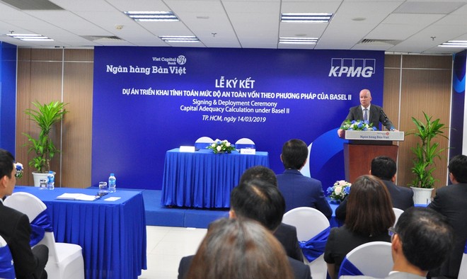 Ngân hàng Bản Việt ký hợp tác KPMG triển khai tính toán mức độ an toàn vốn theo phương pháp Bael II
