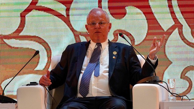 Tổng thống Peru, ngài Pedro Pablo Kuczynski - Ảnh: Thuận Thắng.