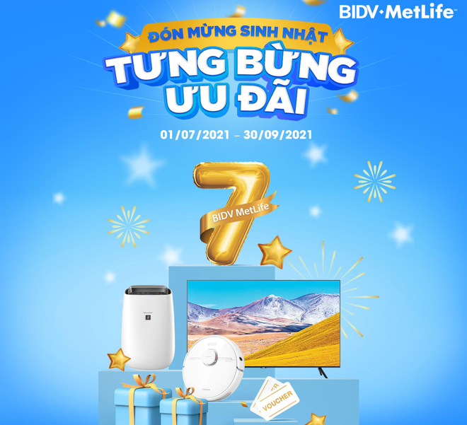 BIDV MetLife khuyến mại tri ân khách hàng