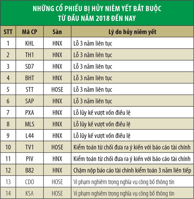 Cuộc đào thải những cổ phiếu kém chất lượng ảnh 1