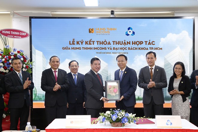 Hưng Thịnh Incons ký kết hợp tác cùng trường Đại học Bách khoa TP.HCM ảnh 1