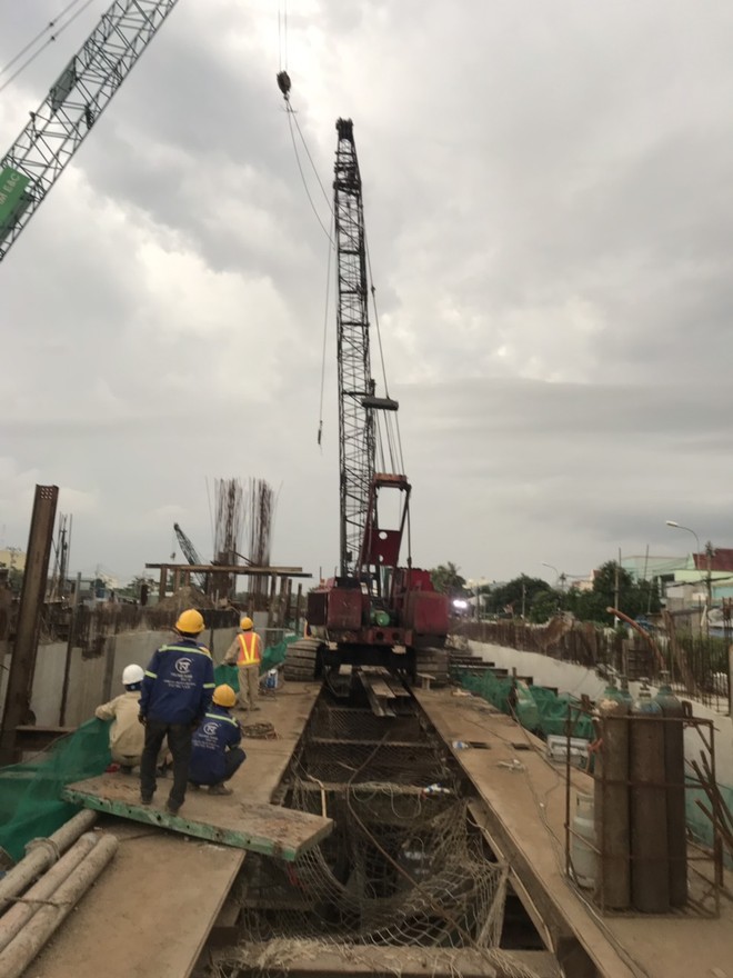Đã khắc phục xong hậu quả sập cần cẩu ở dự án chống ngập 10.000 tỷ ảnh 1