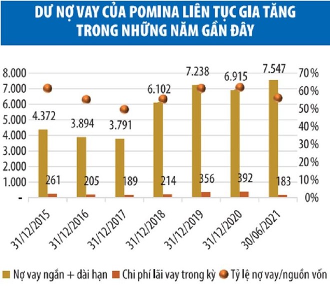 Thép Pomina (POM) với gánh nặng nợ vay ảnh 1