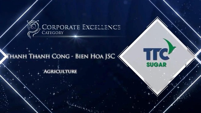 CTCP Thành Thành Công - Biên Hòa (HOSE: SBT) được vinh danh là Doanh nghiệp xuất sắc Châu Á 2021
