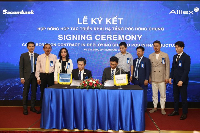 Sacombank và Công ty cổ phần Alliex Việt Nam hợp tác triển khai hạ tầng POS dùng chung