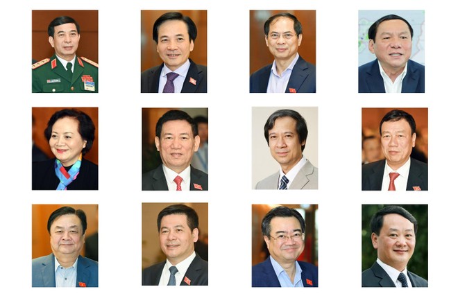 Thủ tướng trình Quốc hội phê chuẩn 12 Bộ trưởng mới