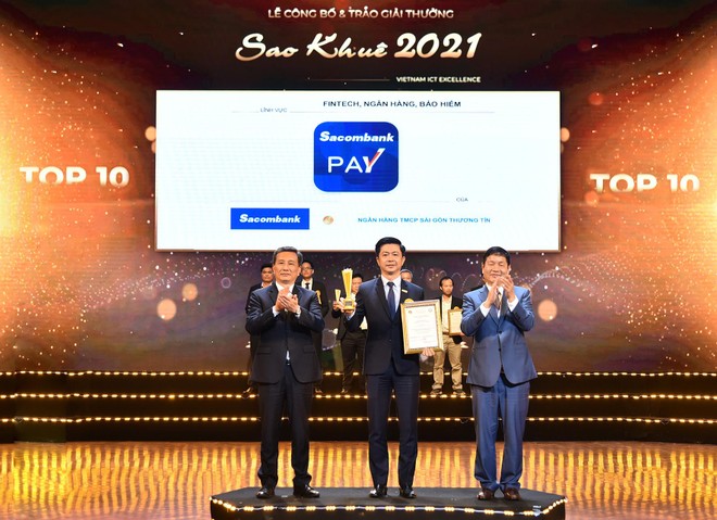 Ứng dụng Sacombank Pay đạt giải thưởng Sao Khuê 2021