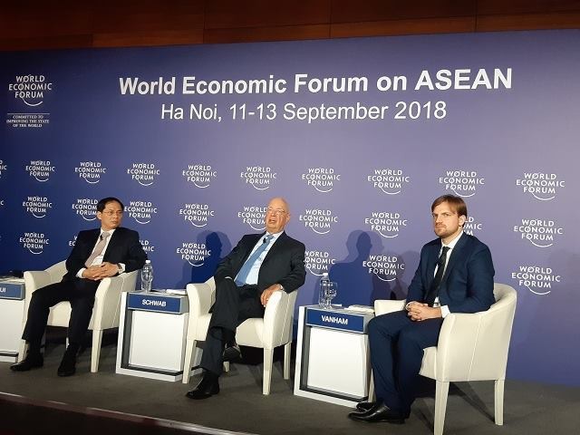 WEF ASEAN 2018 khai mạc tại Hà Nội sáng 12/9 (ảnh: Phương Dung)