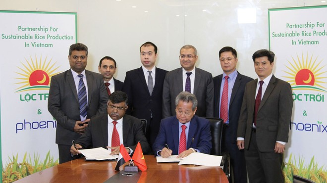 Tập đoàn Lộc Trời ký kết thỏa thuận hợp tác chiến lược với Tập đoàn Phoenix tại Dubai ngày 21/12/2018.
