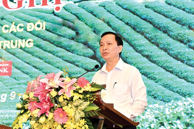Phó Thống đốc NHNN Đào Minh Tú phát biểu chỉ đạo tại Hội nghị.