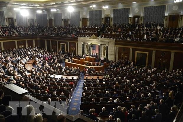 Toàn cảnh một phiên họp của Quốc hội Mỹ tại Washington, DC. (Nguồn: AFP/TTXVN).