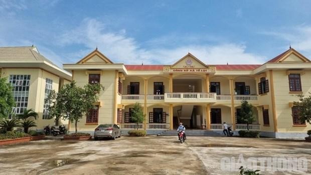 Trụ sở UBND xã Tế Lợi, huyện Nông Cống, tỉnh Thanh Hóa. (nguồn: baogiaothong).