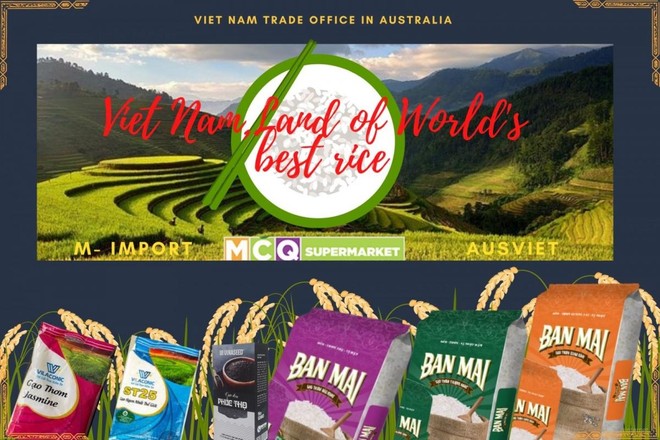 Chương trình xúc tiến nâng tầm thương hiệu gạo Việt Nam tại Australia.