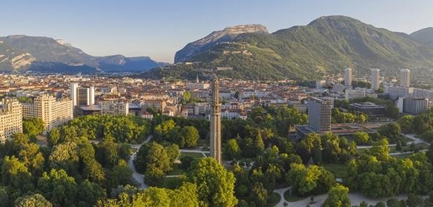 Một góc thành phố Grenoble của Pháp. (Nguồn: Grenoble-tourisme.com).