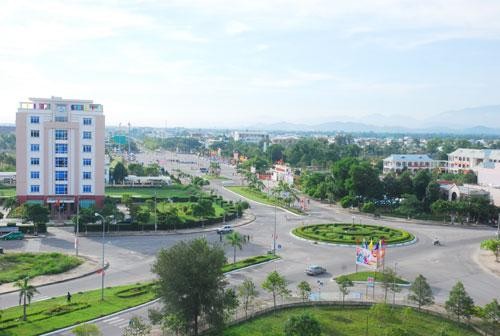 Thành phố Tam Kỳ đang được tỉnh Quảng Nam tập trung đầu tư xây dựng khang trang, hiện đại. Ảnh: Hà Minh.