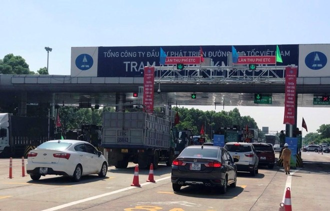 Các tuyến đường cao tốc đã chính thức vận hành dịch vụ thu phí tự động không dừng từ ngày 1/8 vừa qua. (Ảnh: Việt Hùng/Vietnam+).