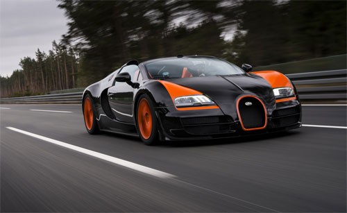 Veyron chỉ là chuẩn mực trên đường thẳng. Ảnh:Bugatti.