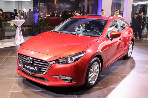 Mazda3 phiên bản nâng cấpgiữa chu kỳra mắt tại Việt Nam hồi tháng 5/2017.