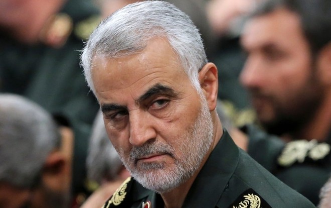 Thiếu tướng Qassem Soleimani trong cuộc họp tại Tehran tháng 9/2016. Ảnh: Reuters. 