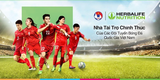 Herbalife Việt Nam trở thành nhà tài trợ của đội tuyển bóng đá quốc gia Việt Nam