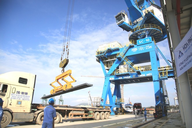 Hòa phát chi 3.774 tỷ đồng đầu tư bến cảng tổng hợp - Container Hòa Phát Dung Quất