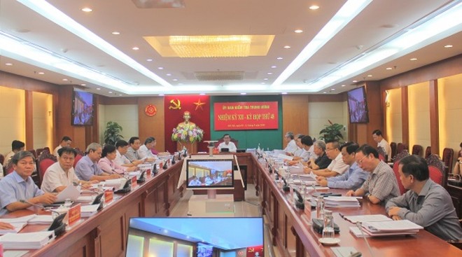 Kỳ họp thứ 48 của Ủy ban Kiểm tra Trung ương