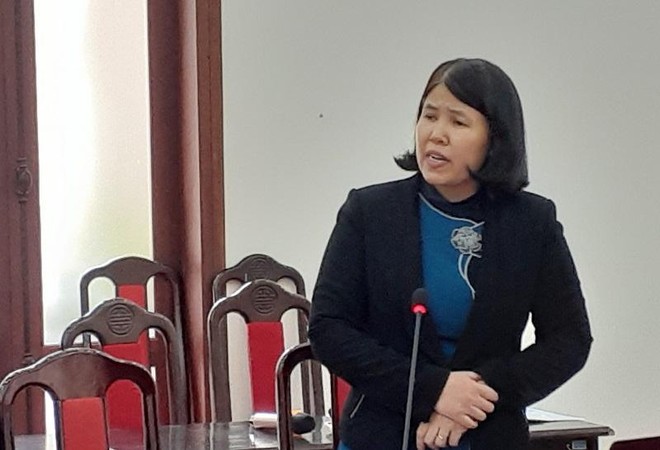 Bà Đặng Thị Thu Hoài, Trưởng ban Nghiên cứu kinh tế ngành và lĩnh vực của CIEM phát biểu tại Hội thảo.